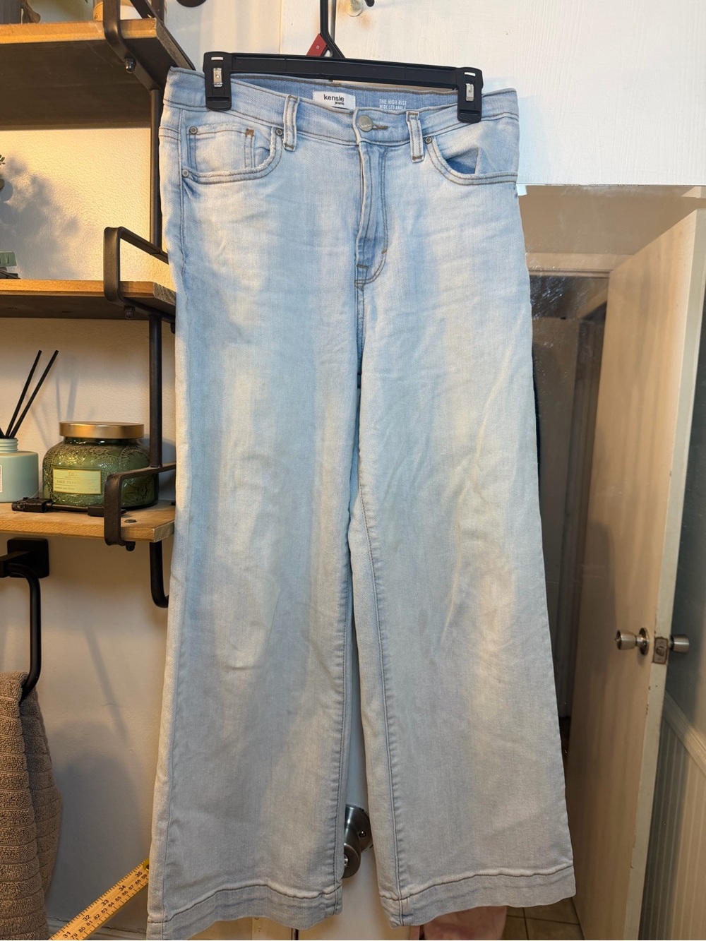 Kensie Light Blue Wide Leg Jeans